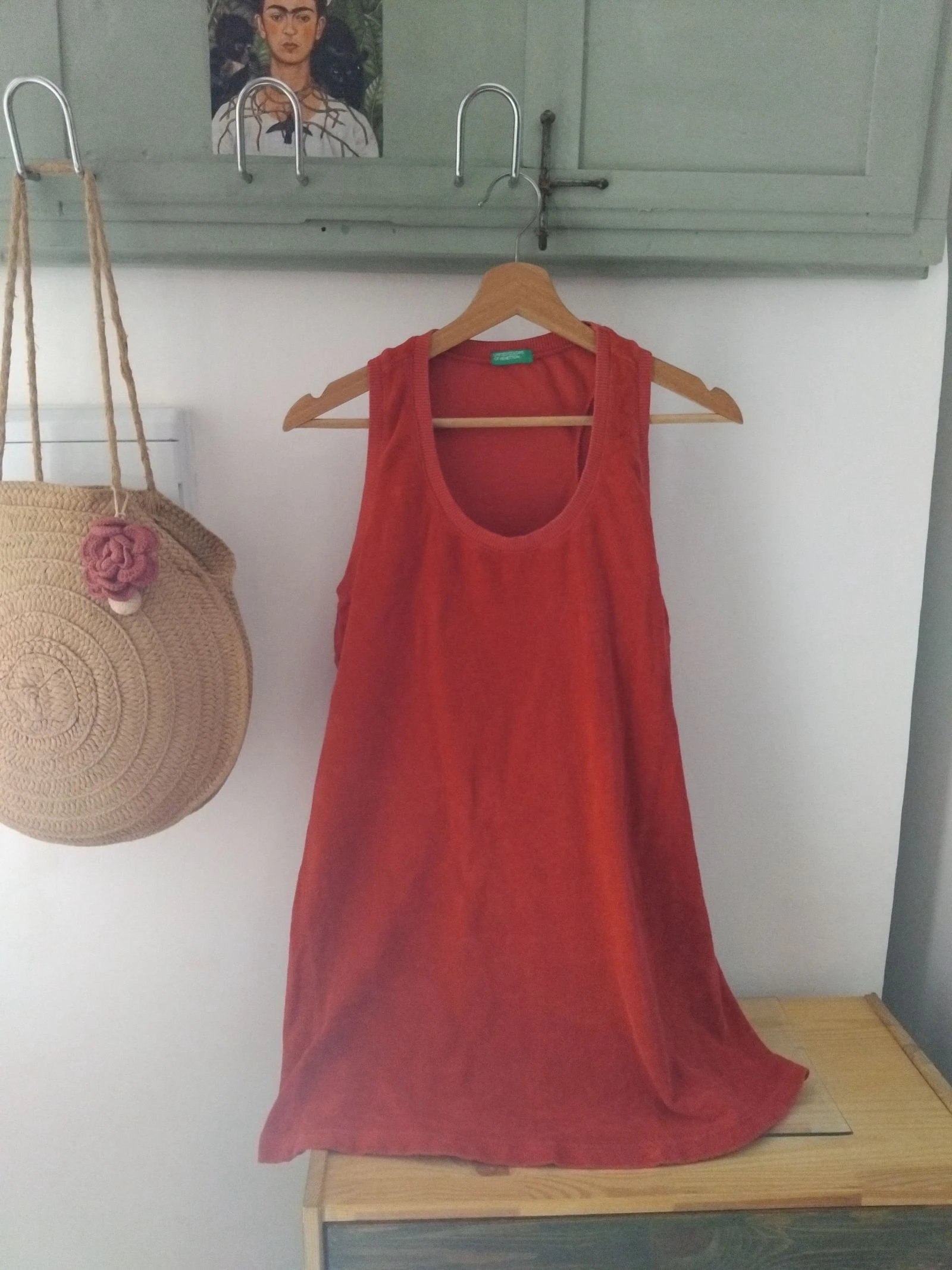 Vestido Benetton fucsia solo hago envíos x Correos oficina 